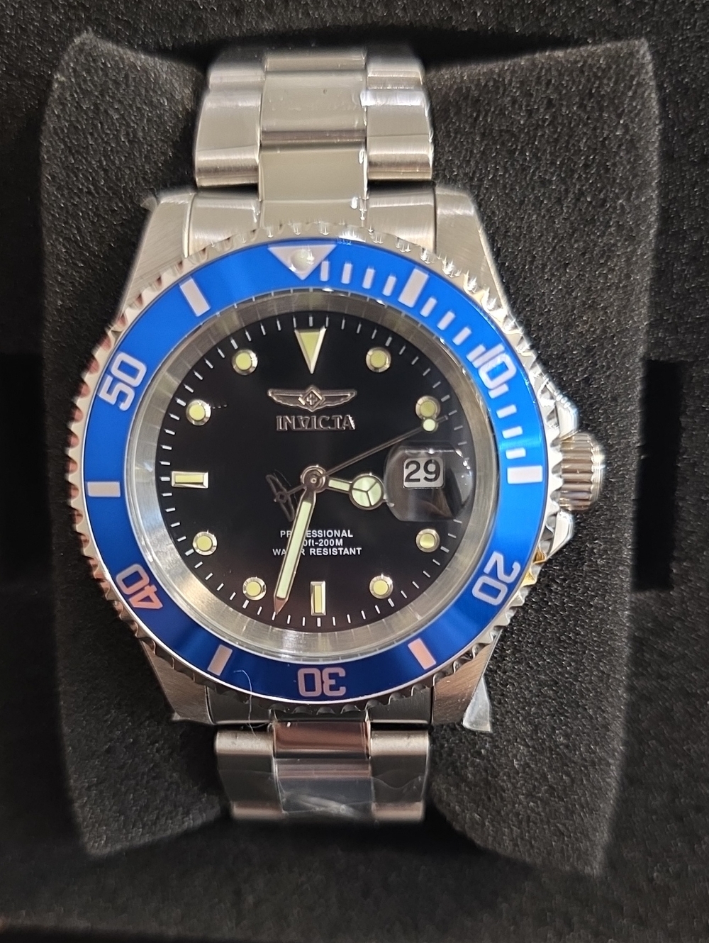 863. Invicta Pro Diver Calymar Men's Watch - 40mm. Steel (50940)